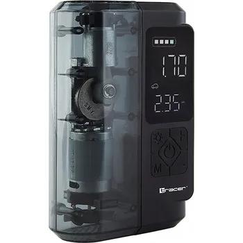 Kompresor Kompaktní automobilový kompresor 12V 10 bar 6000mAh powerbanka LED svítilna