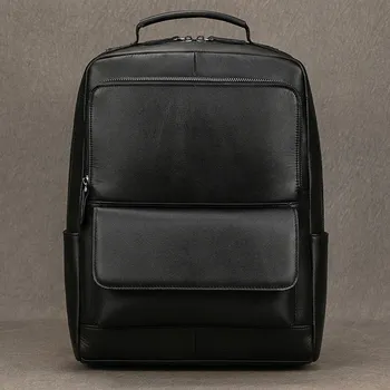 Sportovní batoh Pánský kožený batoh ve stylu vintage Barva (Varianta): Design1 Black