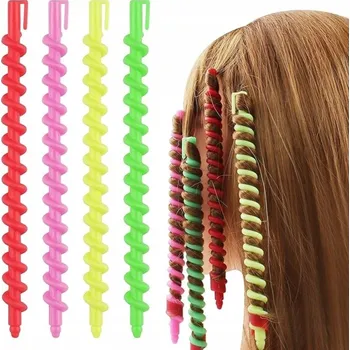 Natáčka na vlasy VÁLEČKY NA KULMU PAPILOTY NA VLASY SPIRALE NATÁČENÍ VLASŮ PRUŽINY 26 KS