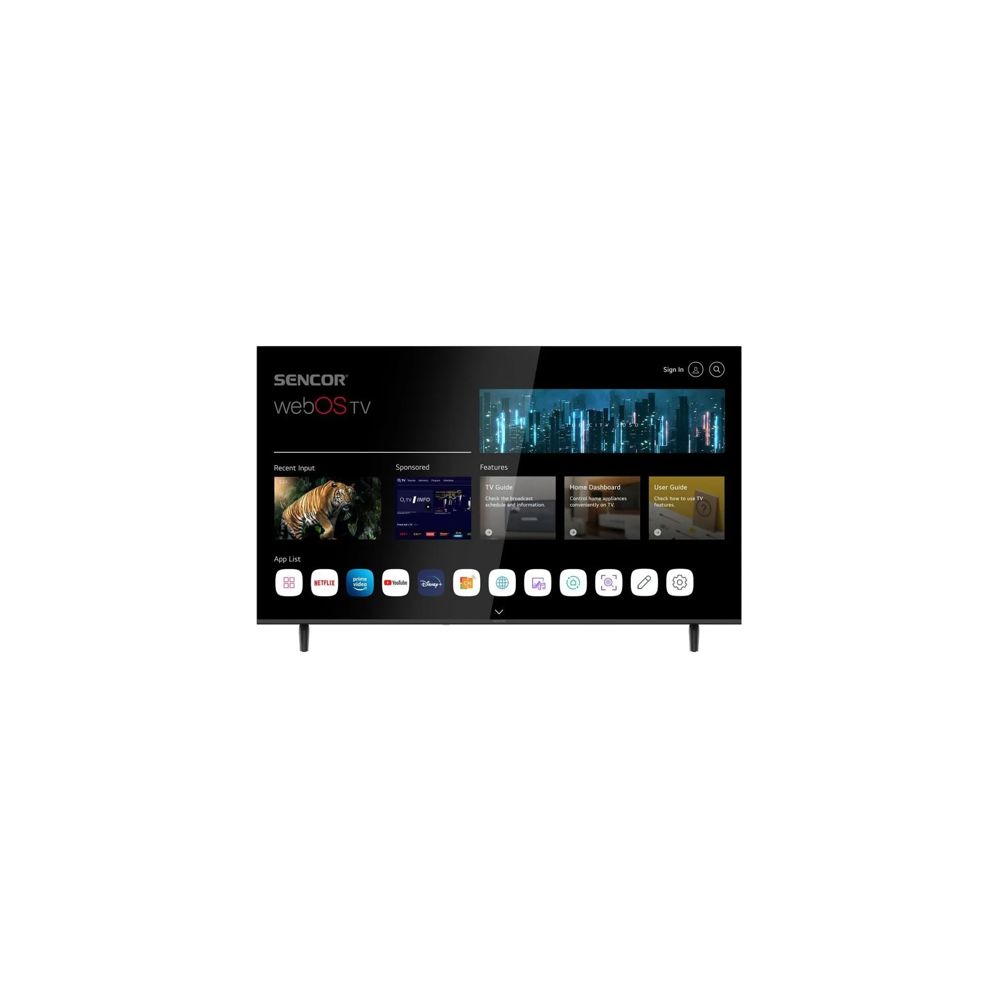 Fotografie 1 - Televizor Sencor 55" LED (SLE 55US803B)