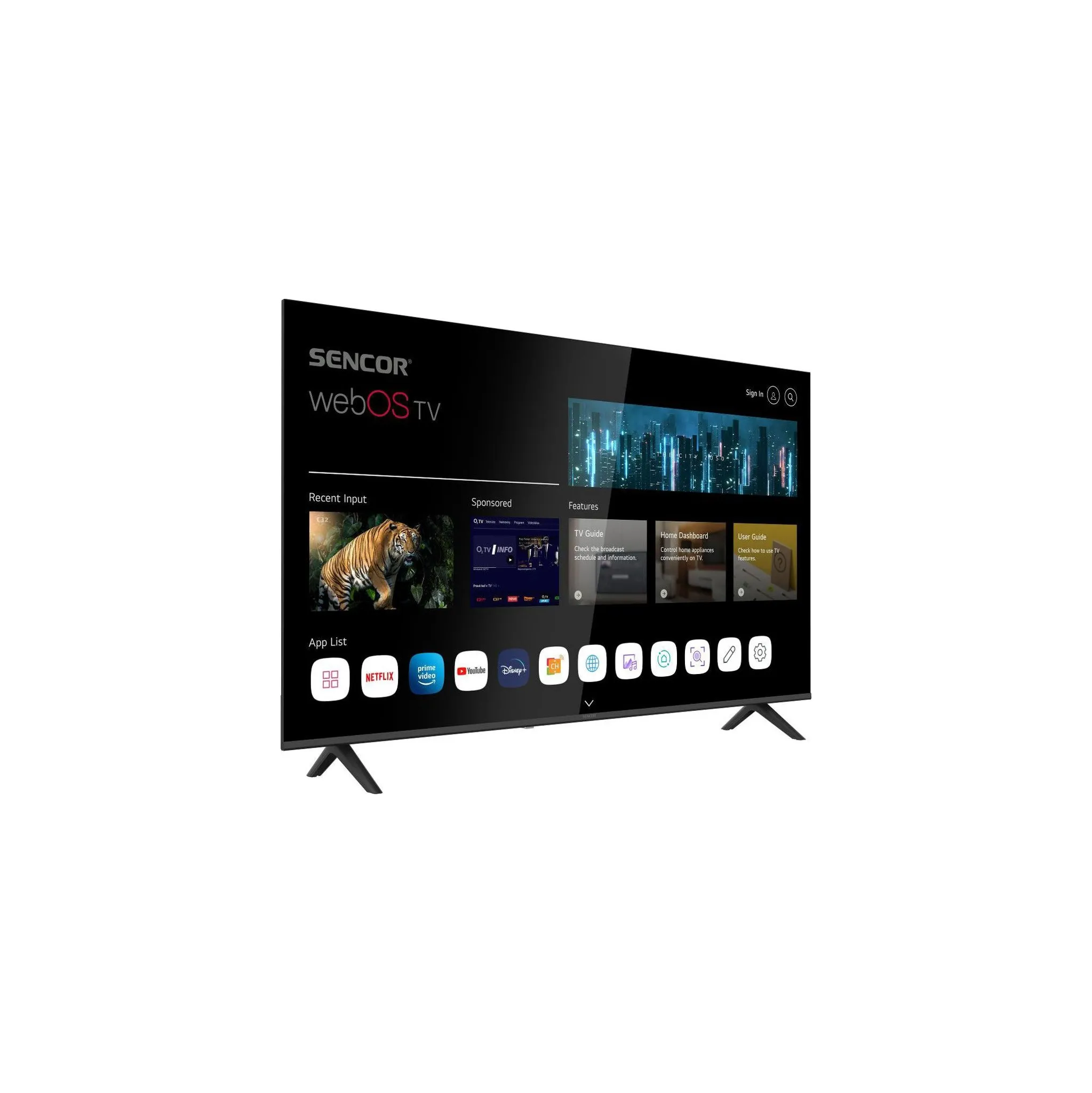 Fotografie 3 - Televizor Sencor 55" LED (SLE 55US803B)