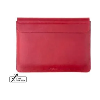 Pouzdro na mobilní telefon FIXED Kožené pouzdro Oxford pro všechny modely Apple iPad s úhlopříčkou displeje 12,9"-13" s klávesnicí, červené