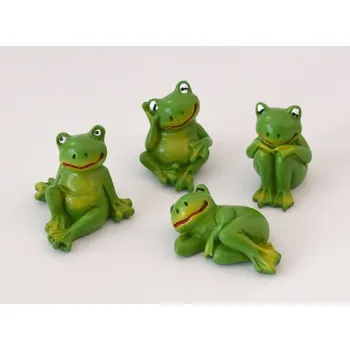 Dekorační figurka - Žabička - A
