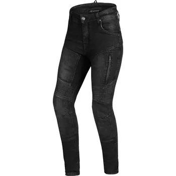 Moto kalhoty Dámské jeansy na motorku TXR Patriot čermé Obvod pasu: W44, Délka nohavice: L31