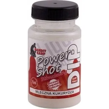 Návnadové aroma Dip BANDIT CARP Power Shot Stim 75 Ml kukuřičný