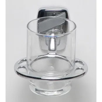 Držák na kartáček Držák na skleničku se skleničkou PH 2028G, chrom/satem, skladem