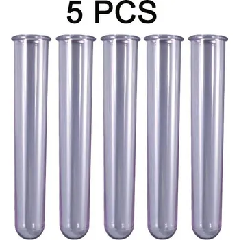 Nádoba na pečení Silikonová forma srdce na květináč | dekorativní forma | forma na pryskyřici | dekorativní zkumavky - Fialová - 5ks