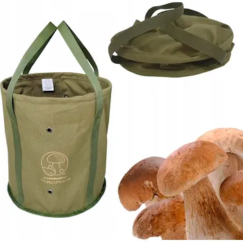 Nákupní taška Skládací nákupní taška/koš na houby/nákupy z plachtoviny Acropolis VG-1