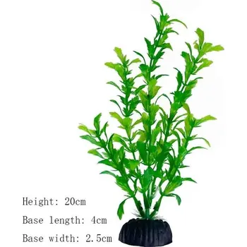 Dekorace do akvária Umělé rostliny do akvária pro dekoraci | akvarijní dekorace | vodní tráva - Zelená 1