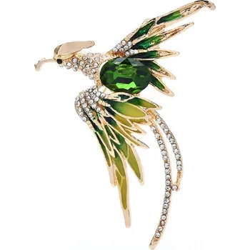 Brož Luxusní brož se smaltem | dámská brož, pánská brož, brož fénix - XZ451G