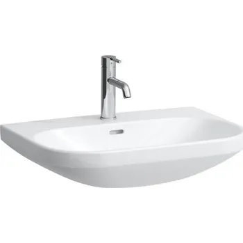 Umyvadlo Laufen Lua umyvadlo 65x46 cm, otvor pro baterii, s přepadem, půlkruhové, LCC, bílá