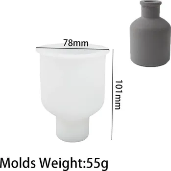 Betonová forma Silikonová forma na betonové vázy | forma na beton | forma na sádru - 04