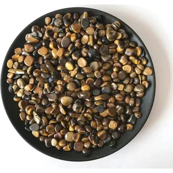 100g minerálních kamenů, dekorace domova, do akvária | minerální kámen - tygří oko , 100 g