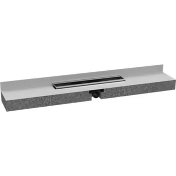 Kanalizační potrubí HL Primus blue (Suchý sifon) sprchový žlab, EPS zkracovatelné těleso 1200-600 mm, rám nerez, bez krytu