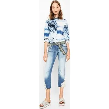 Pánská móda Jeansy Desigual Denim Light 1 denim light wash velikost 33