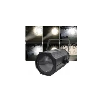 LED reflektor 200 W 2in1 bílá+teplá bílá, Motor Zoom 15-60°, DMX, silent