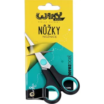 Kancelářské nůžky Wiky Nůžky s gumovou rukojetí 14 cm