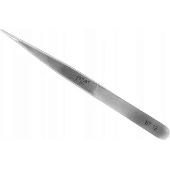 Kosmetická pinzeta Pinzeta rovná Vetus ST-12 Noble Lashes