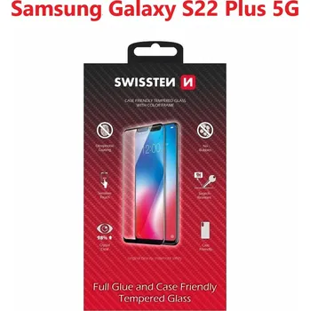 Swissten OCHRANNÉ SKLO SAMSUNG S906 GALAXY S22 PLUS 5G ČERNÉ