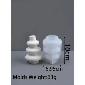 Forma na odlévání Silikonová forma na výrobu vázy | odlévání pryskyřice a sádry | forma na pryskyřici, silikonová forma - malý