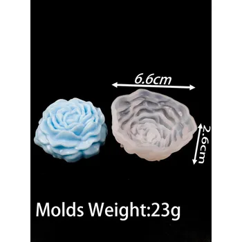 Forma na pečení Silikonová forma s 3D motivem květin | silikonová forma | forma na mýdlo, svíčky i pečení - 06