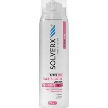 Přípravek po opalování SOLVERX SENSITIVE zklidňující balzám po opalování na obličej a tělo