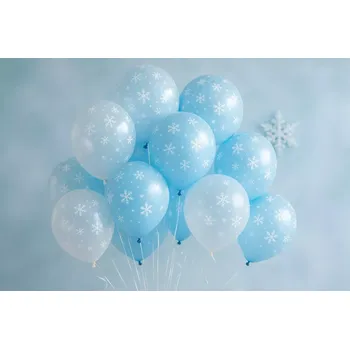 Balónek Latexové Balónky Ledové království 10ks, 30cm