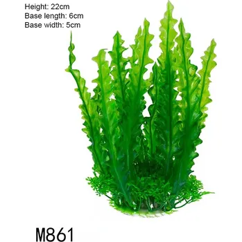 Dekorace do akvária Umělé rostliny do akvária s květy | akvarijní dekorace | vodní tráva - M861