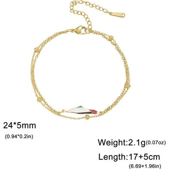 Náramek Barevný korálkový náramek | stylový šperk - Styl H Gold , Nastavitelný