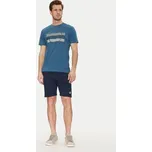 Blend T-Shirt 20718276 Modrá Regular Fit S