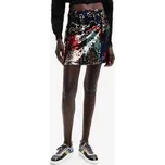 Sukně Desigual Fiesta negro velikost M