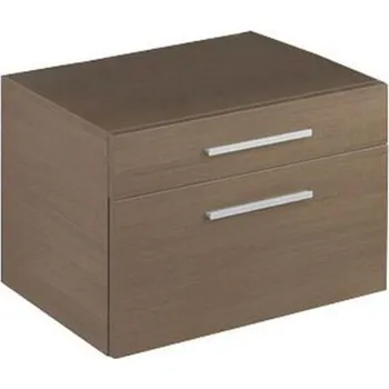 Koupelnový nábytek Keramag XENO skříňka pod umyvadlo (bez výřezu pro sifon) nebo boční, 580 x 420 x 410 mm, mandolino