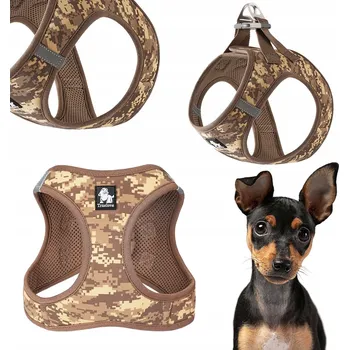 Postroj pro psa Postroj pro psa s nasazováním přes nohy (step-in) Truelove Mini Brown XXS