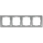 Rámeček vodorovný čtyřnásobný ABB Time 3901F-A00140 36 ocelová