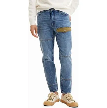 Pánské kalhoty Jeansy Desigual Spike denim raw velikost 38