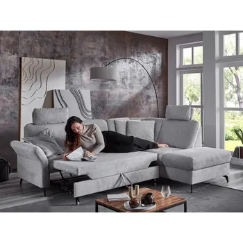 Sedací souprava Rohová sedací souprava ROCHELLE Pravý roh - s rozkládáním a úložným prostorem