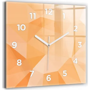 Hodiny Nástěnné hodiny Wallfluent oranžové 30 cm