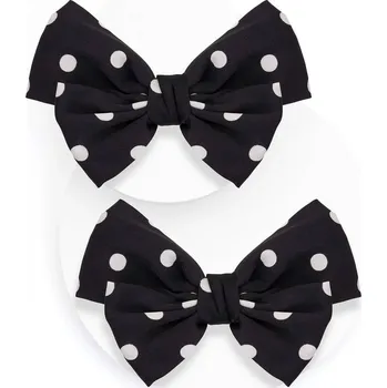 Ozdoby na klip Shapen - saténová mašle Barva: Černá