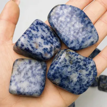 Dekorační kamenná sada | ametystový kámen, domácí dekorace | sada minerálů - Modré žíly kámen , 100 g