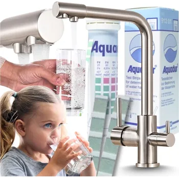 Vodovodní baterie Kuchyňská stojánková baterie Ari Venom stříbrná, šedá