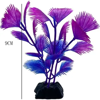 Dekorace do akvária Umělé rostliny do akvária s květy | akvarijní dekorace | vodní tráva - rhshtrh