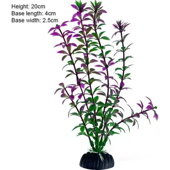 Dekorace do akvária Umělé rostliny do akvária s květy | akvarijní dekorace | vodní tráva - ARGHA