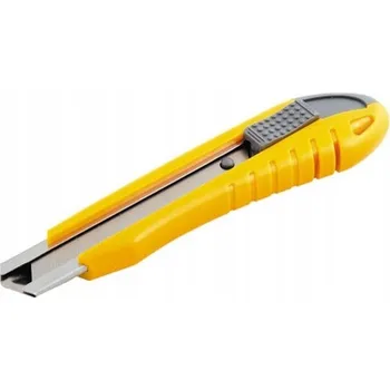 Pracovní nůž Nůž s odlamovací čepelí 18 mm, kovová vodítka, 3 čepele