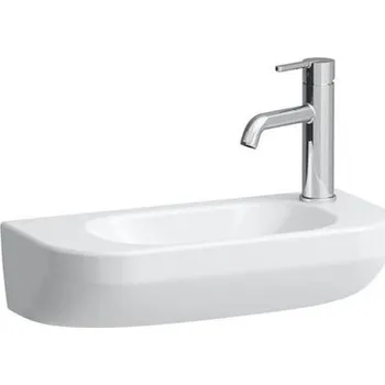 Umyvadlo Laufen Lua umývátko 50x23 cm, otvor pro baterii vpravo, bez přepadu, bílá
