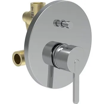 Vodovodní baterie Laufen Lua podomítková vanová baterie včetně mosazného tělesa, s přepínačem, chrom