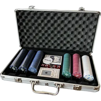 Poker GOTEL GOT B10F Pokerová sada Texas Strong 300 žetonů + alu kufříku