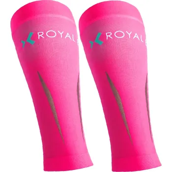 Cyklistické návleky ROYAL BAY Motion - Kompresní lýtkové návleky - Růžová neon/M