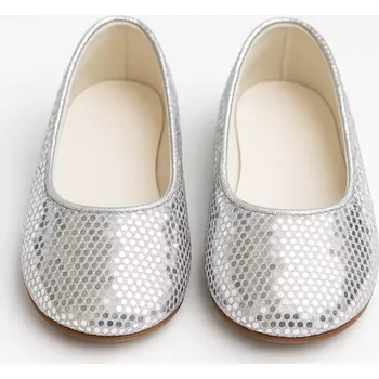 Doplněk pro panenku Stříbrné botičky pro panenku o velikosti 43cm