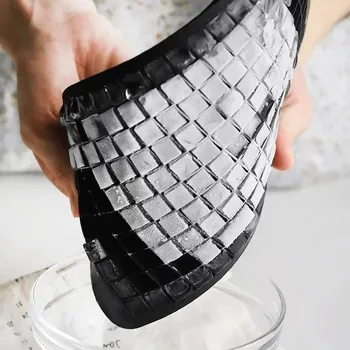 Tvořítko na led Silikonová forma na led | tvořítko na led, silikonové formy - 160 čtvercová mřížka