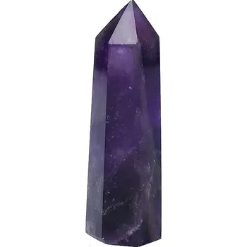 Ametystová pyramida, energetický obelisk | krystal ametyst, dekorační kámen - Ametyst , 71-80 mm